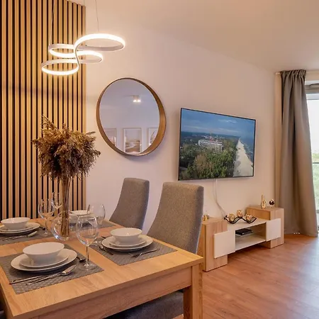 Pinea Sky Premium Apartament Z Widokiem Na Morze Ze Spa I Basenem Przy Plazy Pobierowo Exterior foto