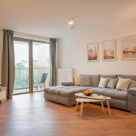 Pinea Sky Premium Apartament Z Widokiem Na Morze Ze Spa I Basenem Przy Plazy Pobierowo Exterior foto