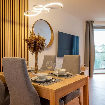 Pinea Sky Premium Apartament Z Widokiem Na Morze Ze Spa I Basenem Przy Plazy Pobierowo Exterior foto
